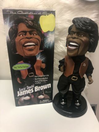 Dancin Shoutin Singing James Brown Electronic Animated Toy By Gemmy - Work