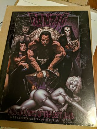 Danzig Hidden Lyrics Of The Left Hand Simon Bisley Art Verotik Signed By Danzig