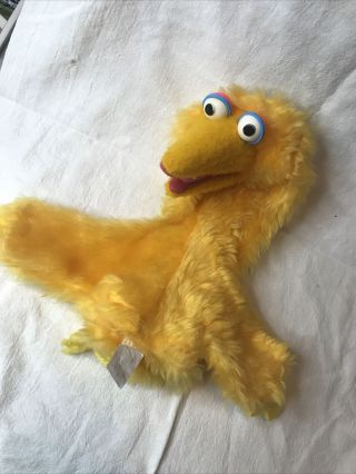 Vintage 1980 Big Bird Hand Puppet