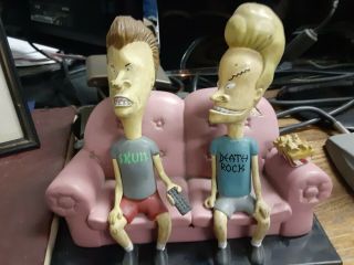 Vintage 1996 Beavis And Butt - Head On Couch Figure Remote Control Activated Talk,