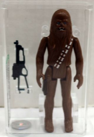 1977 Kenner Star Wars Loose Chewbacca Green Bowcaster Afa 75,