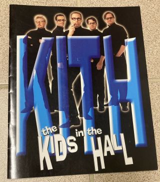 Kids In The Hall 2000 Tour Book Concert Program Dave Foley Comedy Comedians