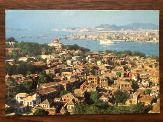 China Old Postcard Gulang Islet Xiamen Amoy Across Sea Southern Fujian Scenery