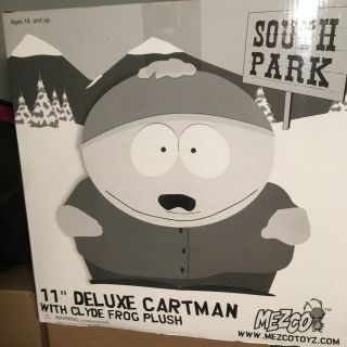 Official South Park Deluxe Cartman 11 " W/clyde Frog Plush Mezco 2006 Very Rare