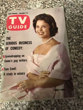 December 3,  1960 Tv Guide Shirley Temple