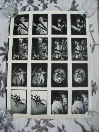 Uncut - Charles Peterson Sub Pop Postcard Set Full Sheet Nirvana Tad Soundgarden