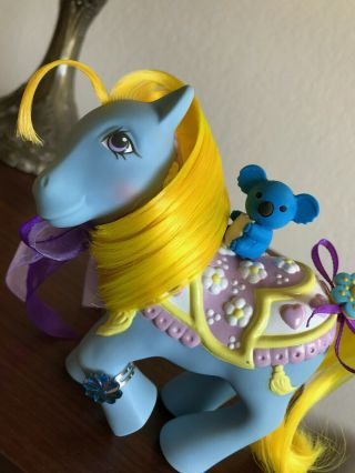 Vtg G1 My Little Pony Merry Go Round Brilliant Blossoms - Carousel Pony,  Recond.