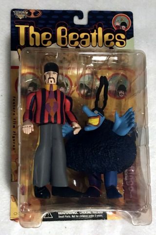 Beatles Yellow Submarine Ringo Starr & Blue Meanie Mcfarlane Figure - 1999 Nib