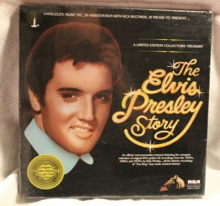 Elvis Presley " Elvis Presley Story " 5 Lp Box Set Rca 1977
