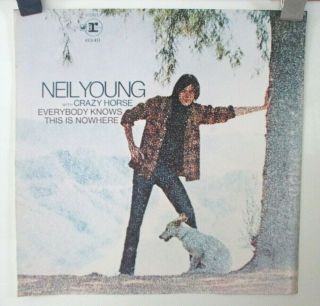 Vintage Neil Young Crazy Horse Album Cover Photo Poster Not Digital 24x24