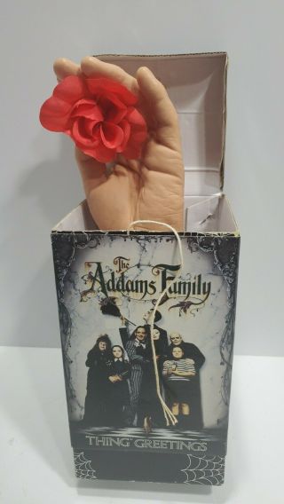 Vintage The Addams Family Pop - Up Thing Greetings Hand
