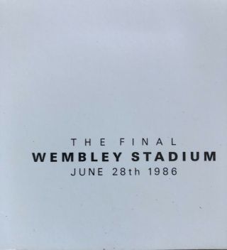 Wham The Final Wembley Stadium 28 June 1986 Programme George Michael Collectors 3