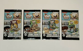 The Loud House Nickelodeon Comic Book Poster Game Decoder Subway Complete 4 Set