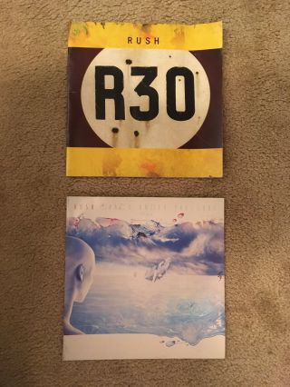 Rush R30 And Grace Under Pressure Tour Books Guides (2004 And 1984)