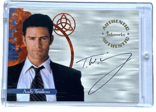 Charmed Aurograph Card T.  W.  King As Andy Trudeau