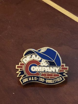 Dead And Company Pin Wrigley Field Chicago 6/14 - 6/15/2019 Offical