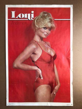 Vintage Loni Anderson Poster 1978 23 X 35 Inches