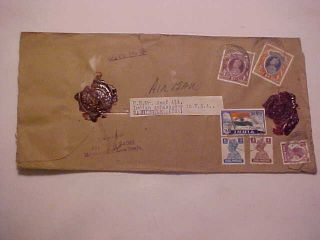 India 1948 Dated Envelope - On His Majistys Service - With 2 Wax Seals