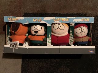 South Park 1998 Large Standup Plush Set Comedy Central Fun 4 All