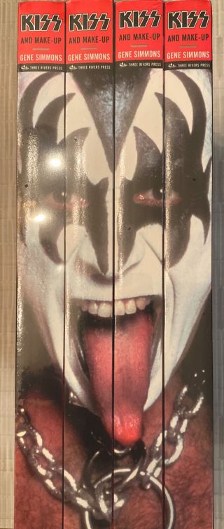 Gene Simmons Kiss And Make Up Books 4 Set Softcover Make Whole Face, .