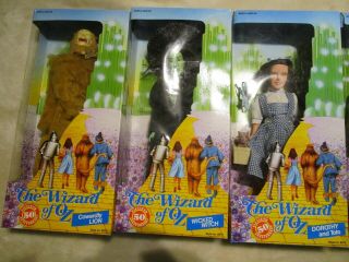The Wizard Of Oz 50th Anniversary Set Of 6 Dorothy Witch Glinda Tinman Dolls