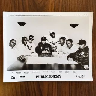Vintage Public Enemy Press Promo Photo 1990