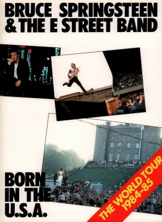 Bruce Springsteen 1984/1985 “born In The Usa” World Tour Program Book