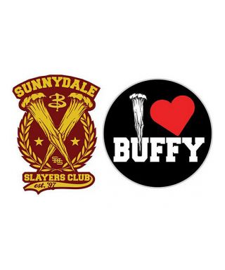 Love This Product Buffy The Vampire Slayer Pin - Set Of Two