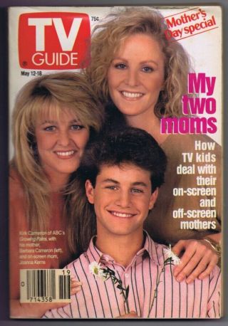 Vintage May 12 1990 Tv Guide No Label Kirk Cameron Growing Pains