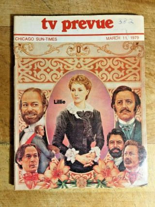 Chicago Sun - Times Tv Prevue | Lillie Langtry Masterpiece Theater | March 11 1979