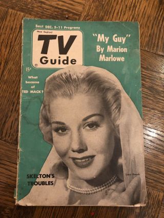Lucy Knoch Tv Guide Dec 5 - 11 1952