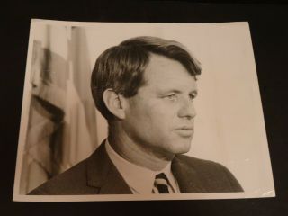 Robert Kennedy Rfk 8x10 Upi Press Photo Politics Politician Jfk John F