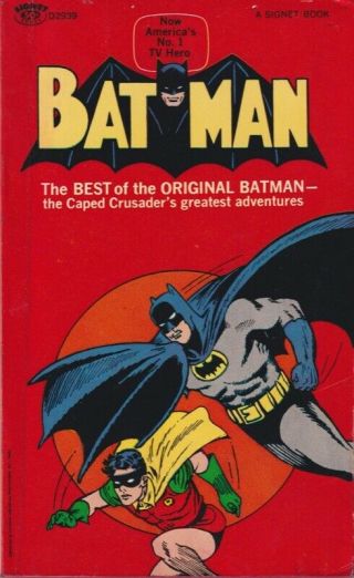 Bob Kane: Batman.  Signet D2939 1966,  1st Thus.  Science Fiction,  Comics,  250106