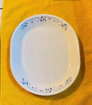 Corelle Provincial Blue - (1) Meat Platter - 10’1/4 (3) Vegetable Bowls - 8’1/2 2