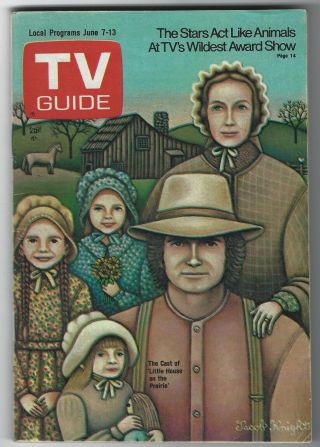 1975 Tv Guide - Little House On Praire - Cloris Leachman - York City Edition