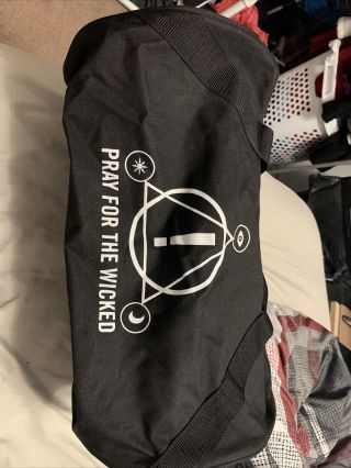 Panic At The Disco Vip Duffel Bag 2018 Pray For The Wicked Tour Rare