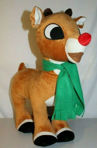 Rudolph 20 " Jumbo Holiday Greeter Standing Gemmy Plush Island Of Misfit Toys