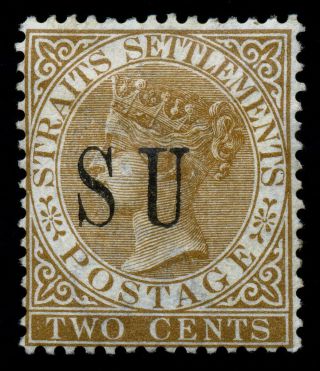 Malaya,  Sungei Ujong.  1882.  2c.  Brown.  Sc 11.  Sg 13.  Wmk Ca.  Mh.  Scv $325
