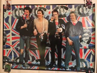 Sex Pistols Uk Poster Punk Anarchy Johnny Rotten Sid Vicious