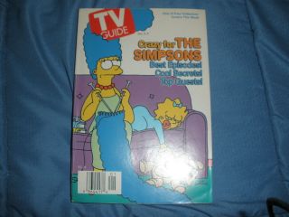 Tv Guide Jan 3 - 9,  1998 The Simpsons