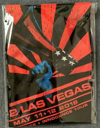 U2 Experience And Innocence Tour Shirt - Las Vegas May 11 And 12 2018 - Size L