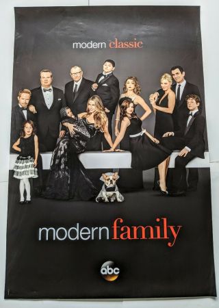 Modern Family Poster 40x27in Abc Studios Special Edition Print Very Rare