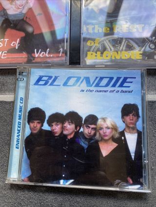 Vintage Blondie Debbie Harry 2 Cd Is The Name 14 Track,  X4 Gift Cds Rare