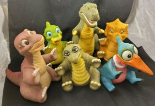Complete Set Of The Land Before Time Pizza Hut Puppets.  1988