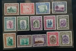 North Borneo 1939 1c To $2 Sg 303 - 316 Sc 193 - 206 Pictorial Mlh