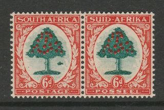 South Africa 1933 - 48 6d With 