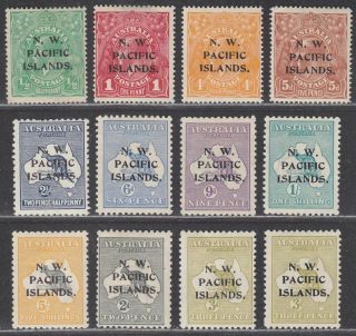 Guinea 1915 - 16 Kgv Nw Pacific Islands Overprint Selection To 5sh