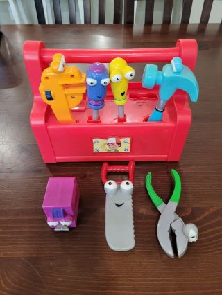Handy Manny Talking Singing Dancing Toolbox Complete And W/ All 7 Tools