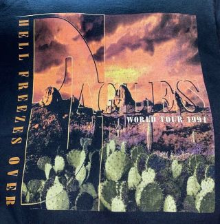 Eagles - Hell Freezes Over - 1994 - World Tour Shirt - Large - Tultex - Ex
