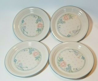 Corelle By Corning Symphony Salad Luncheon Plates 8 - 1/2 " Set Of 4